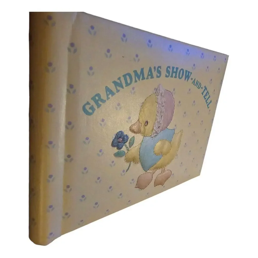 Vintage Hallmark Grandmas Show And Tell Photo Album Book Duckie Unisex EUC